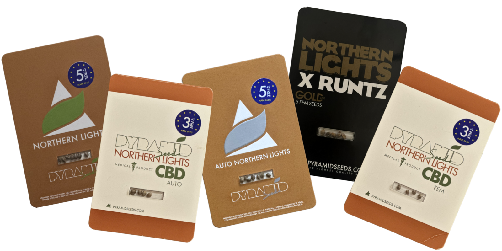 Northern Lights Sorten von Pyramid Seeds