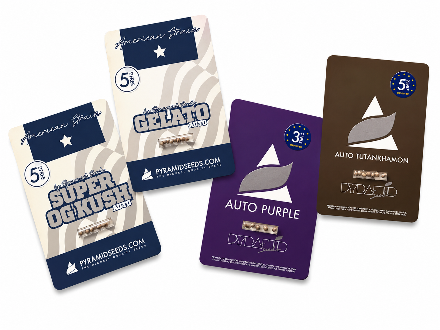 Pyramid Seeds autoflowering cannabis seed packs — beginner-friendly autoflower strains