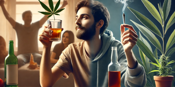 Poll: Majority of Marijuana Users Cut Back on Alcohol Consumption