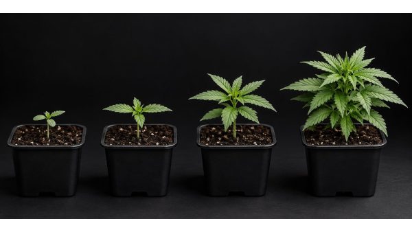 Cannabis Seedling Stage Week by Week: 1, 2, 3 and 4 Week Old Plants