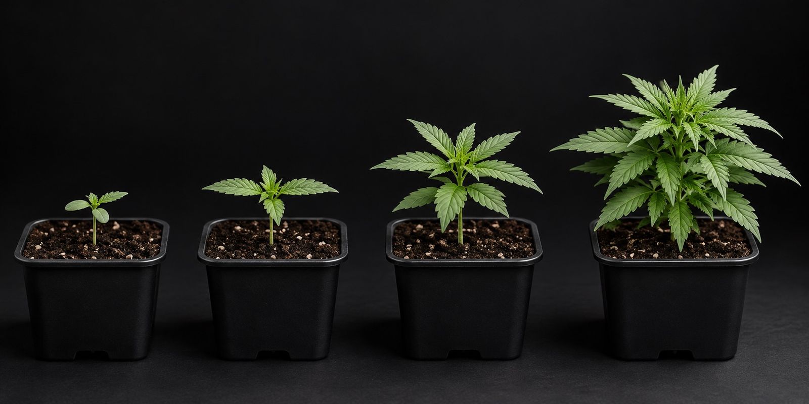 Cannabis Wachstumsphase: vom Keimling zur kräftigen Pflanze – Woche für Woche