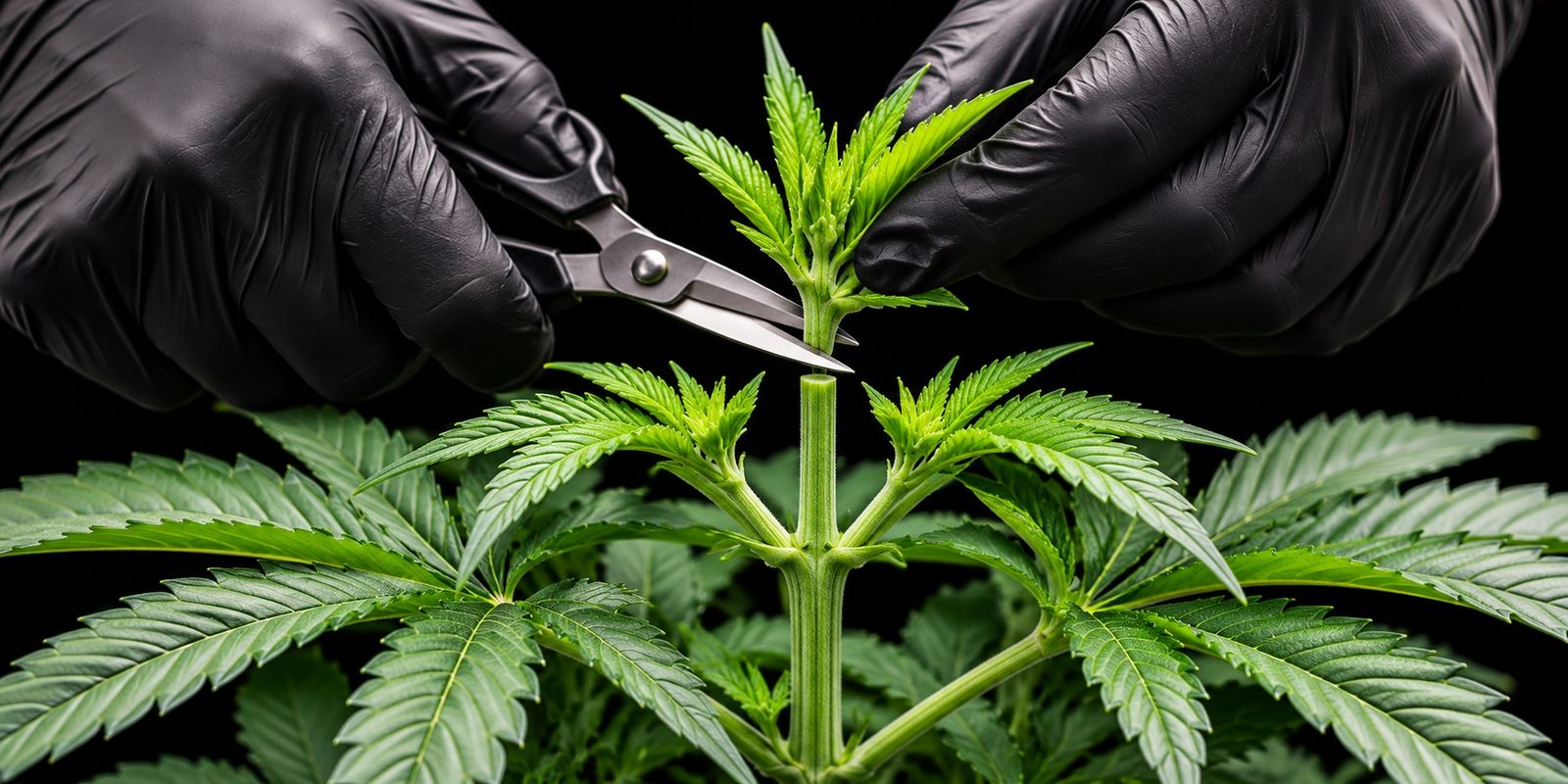 Cannabispflanze beschneiden: Topping, Lollipopping, Entlauben und LST richtig anwenden