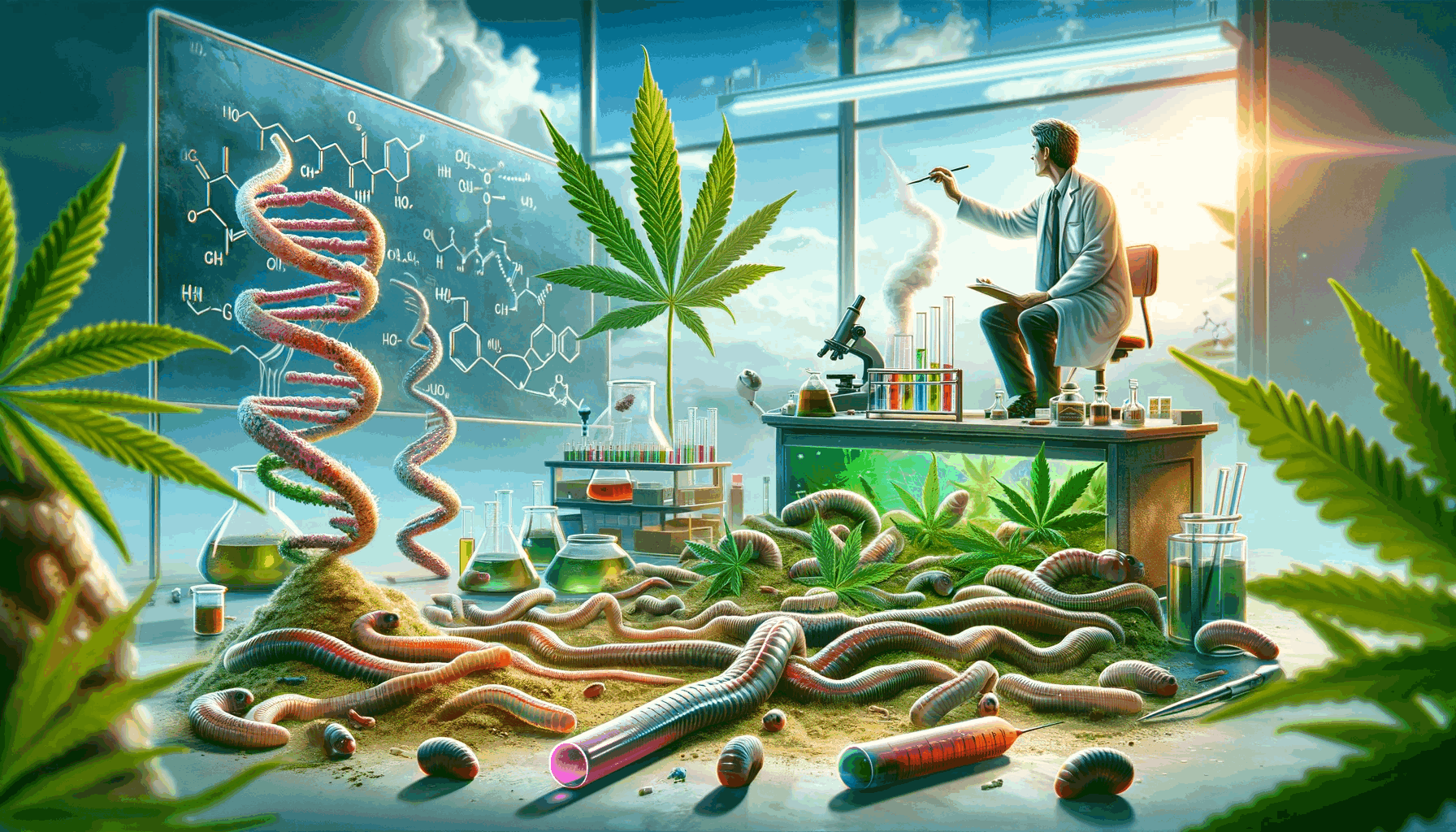 Cannabinoids have been found to awaken hunger in nematode worms