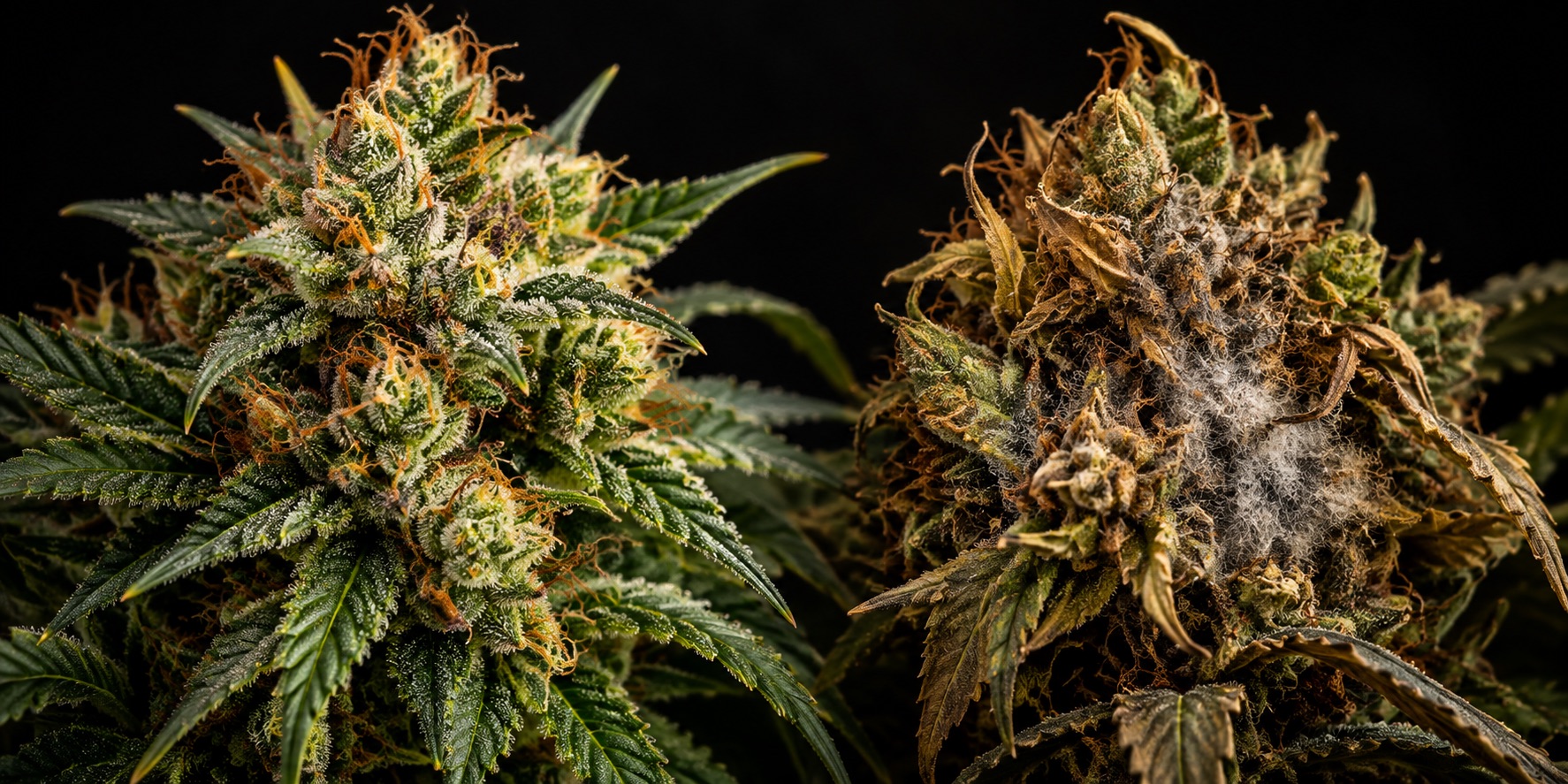 Schimmel an Cannabis erkennen: Budrot, Mehltau, Vorbeugung