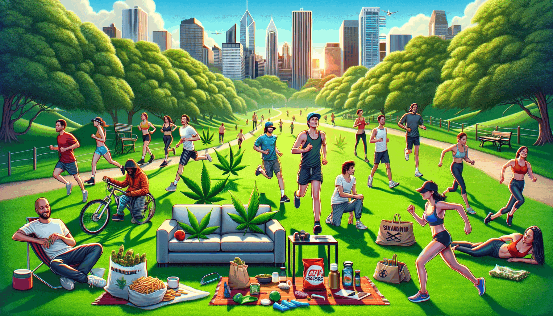 Marching to a Different Beat: Study Reveals Marijuana Users Step Up Their Exercise Game